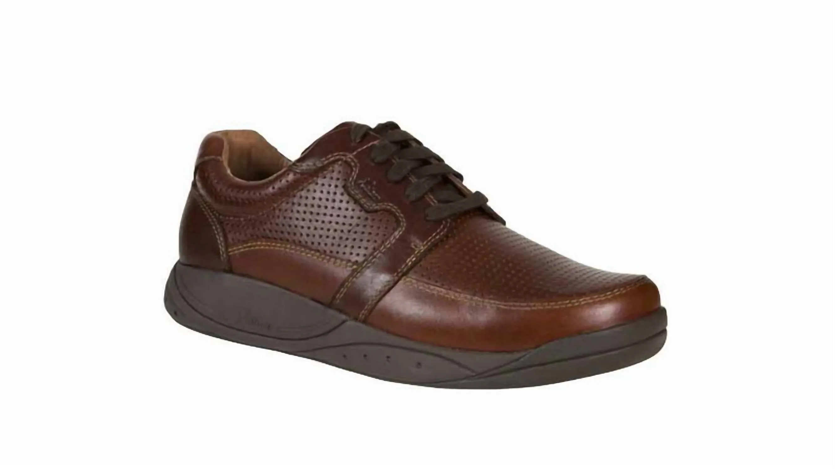 Stable Fit Presentation Ready Men's Stockholm Shoe In Brandy