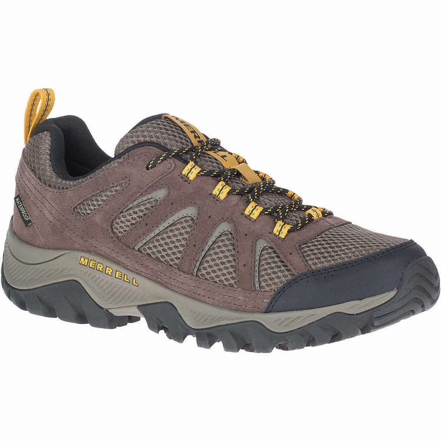 kids' sports shoes local - themed running wear Merrell Oakcreek J036403 Sneakers Mens 12 Brown Waterproof Hiking Shoes GBNC515