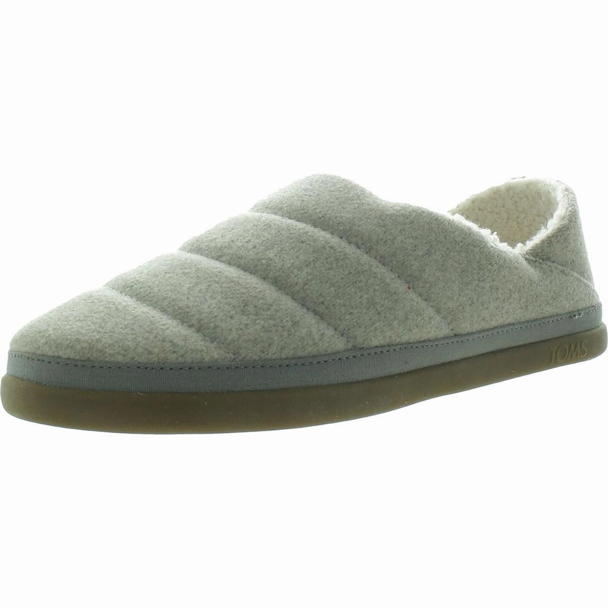 Ezra Womens Faux Fur Lined Man Made Loafer Slippers Easy to Wear Stretchable Upper