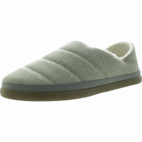 Ezra Womens Faux Fur Lined Man Made Loafer Slippers Easy to Wear Stretchable Upper