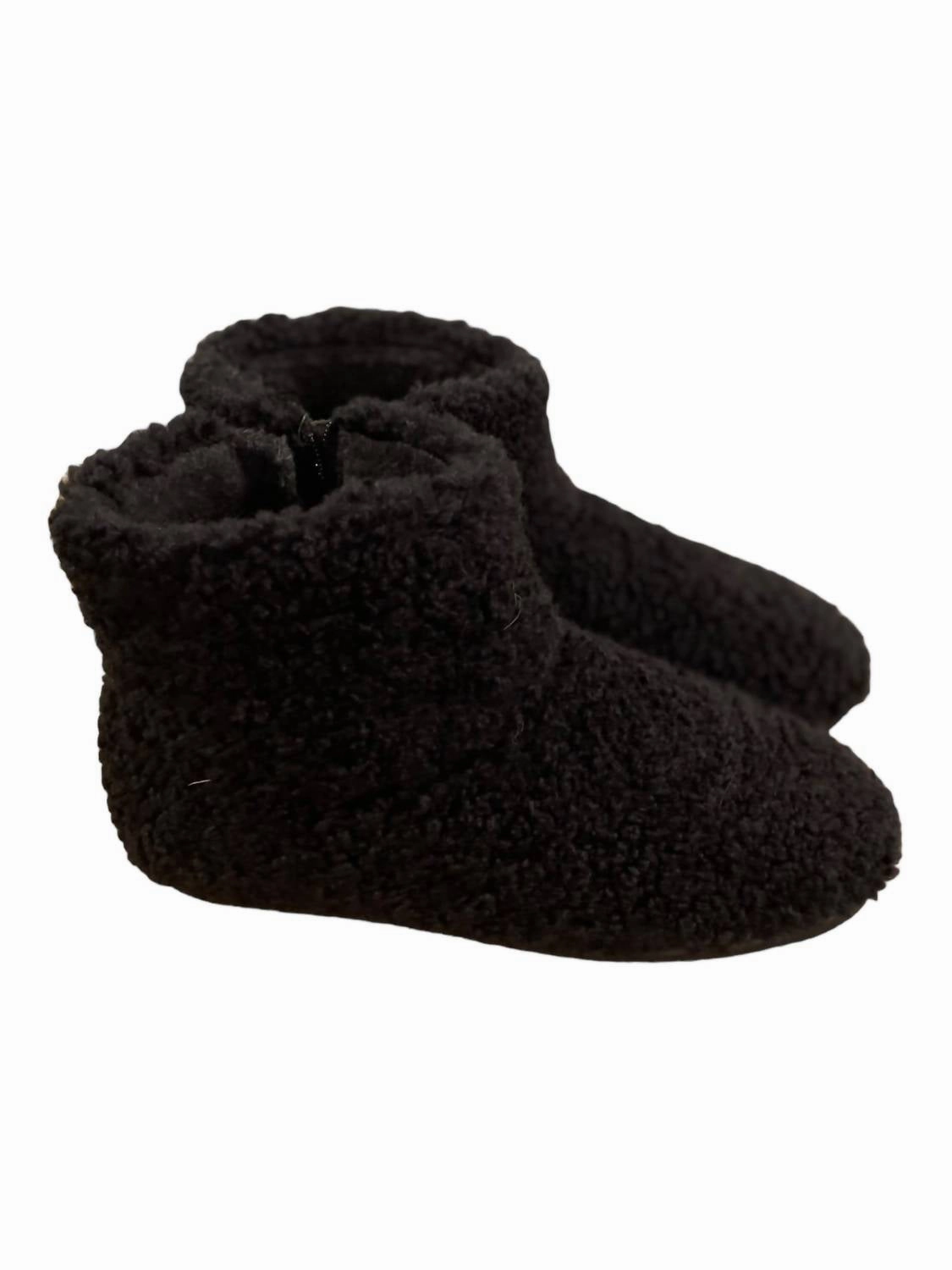 Comfort Travel Mini Boosh Slipper In Black
