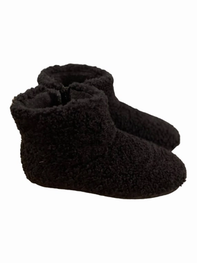 Comfort Travel Mini Boosh Slipper In Black