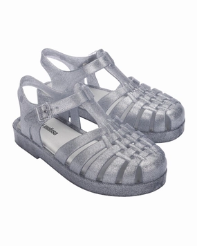 Comfortable Open-toe Shoes Mini Melissa Possession Shiny Sandal