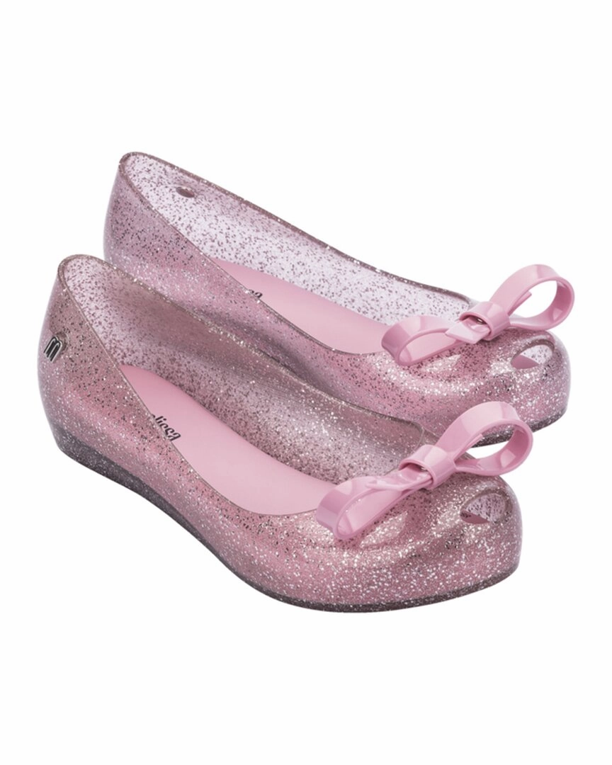 Retro Tone Log Hike Mini Melissa Ultra Bow Ballerina Flat