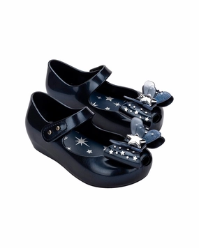 Mini Melissa Ultragirl Star II Ballerina Flat Travel Ease All Season Use