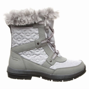 Women's Marina Winter Boots In Charcoal/ Lt. Grey Camouflage Pattern