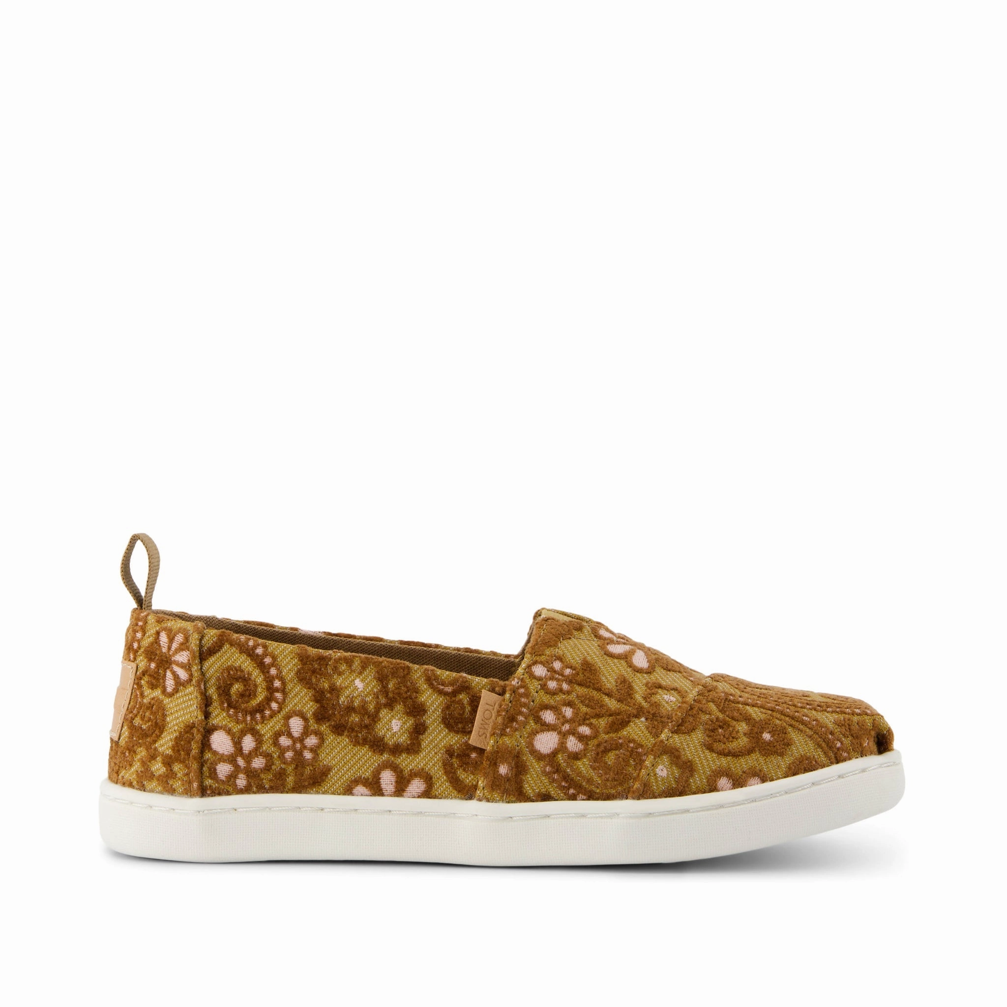 Bold Look Urban Edge Youth Alpargata Golden Honey Floral Brocade Kids Shoe