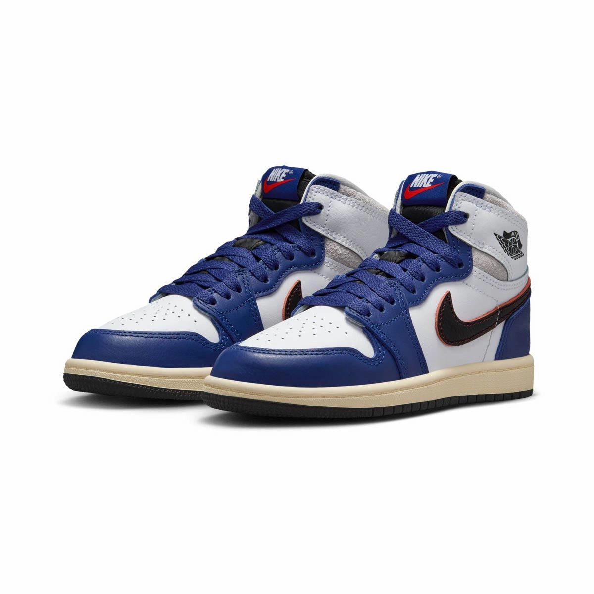 Jordan 1 Retro High OG 'Rare Air Deep Royal Blue' Little Kids' Shoes Breathable Tongue Design Glam stability