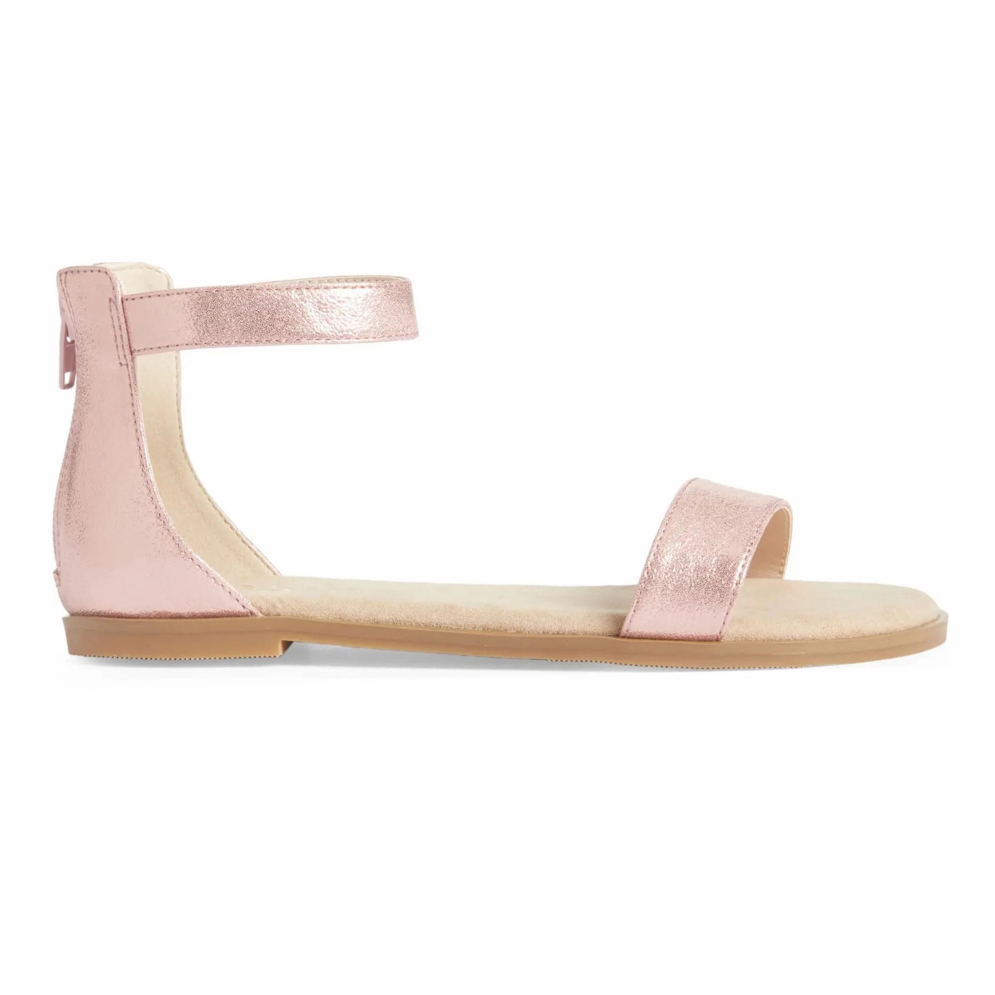 Miss Cambelle Sandal in Pink Metallic - Kids Step Easy Breezy Comfort