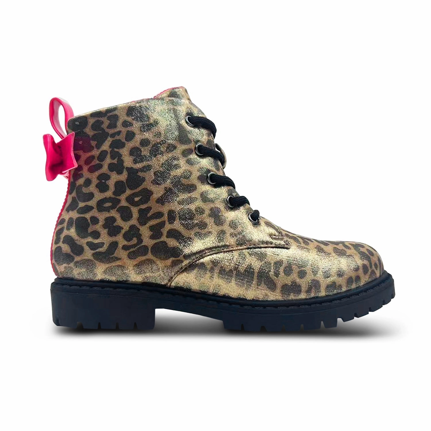 Wrinkle Resistant Miss Charlotte Boot in Leopard - Kids