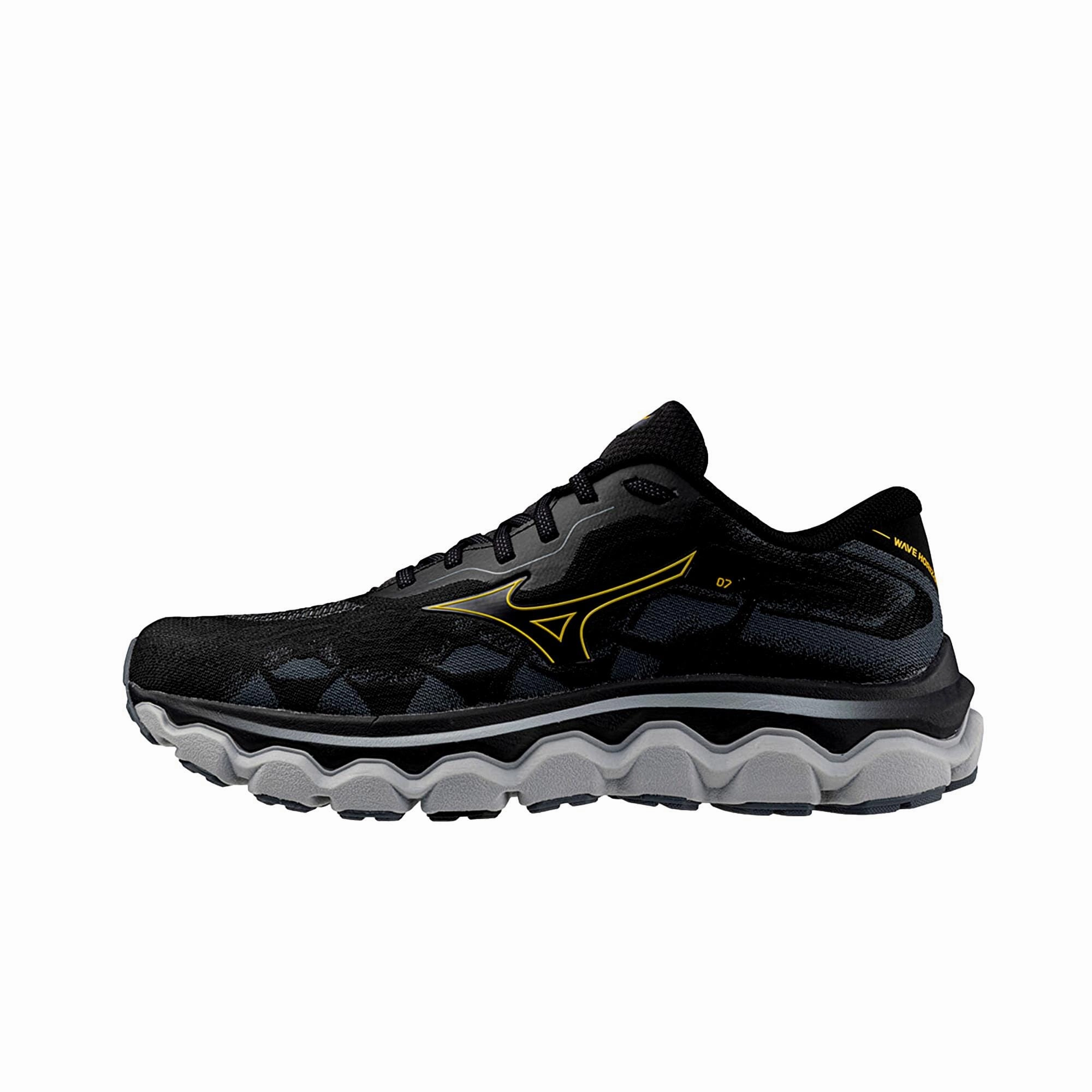long - distance use motion control shoes Mizuno Wave Horizon 7 Black / Grey  J1GC242604 Men's