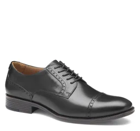 Johnston & Murphy Men's Reeve Cap Toe Dress Casual Lace-Up Shoe Balanced Structure Work Routine Matte Finish Urban Lifestyle