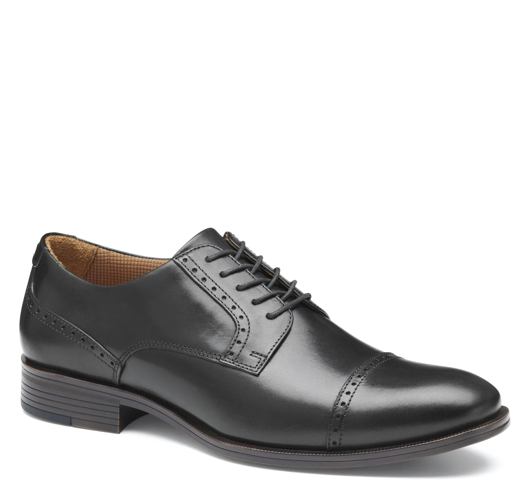 Johnston & Murphy Men's Reeve Cap Toe Dress Casual Lace-Up Shoe Polished Look Conference Day Lightweight Build Style Enthusiast
