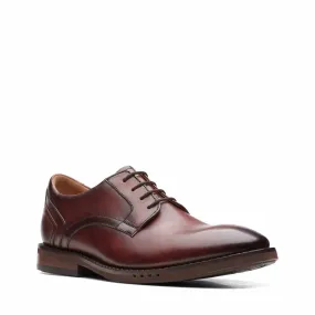 Unisex Oxfords Men's Un Hugh Lace Shoes In Brown Tumbled Nubuck