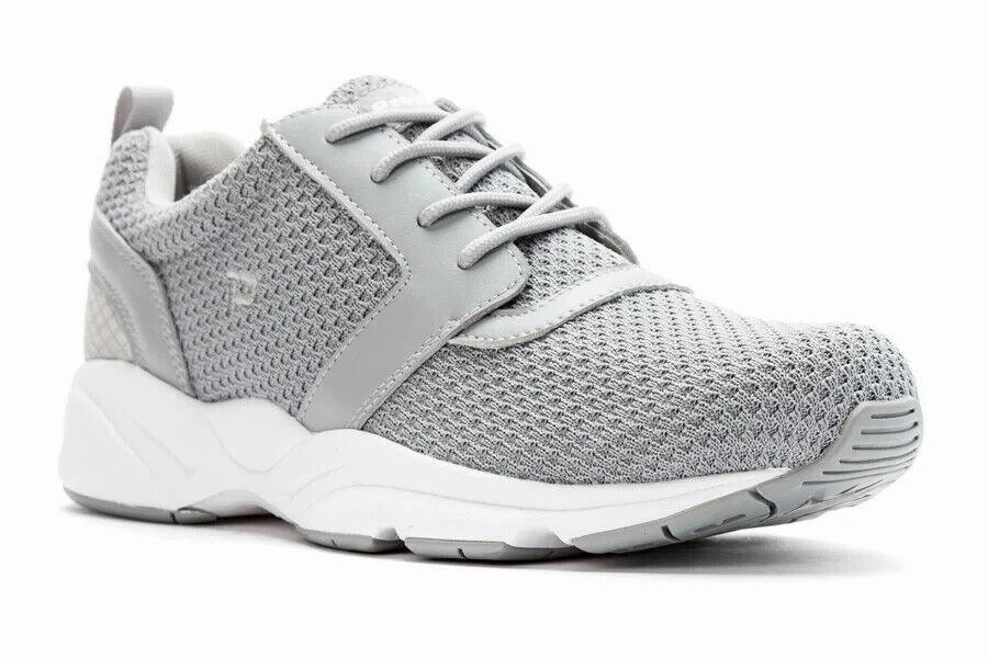 weather - proof running shoes Propet Stability X MAA012M-020 Sneakers Mens 7 Light Grey Athletic Shoes KHD1217