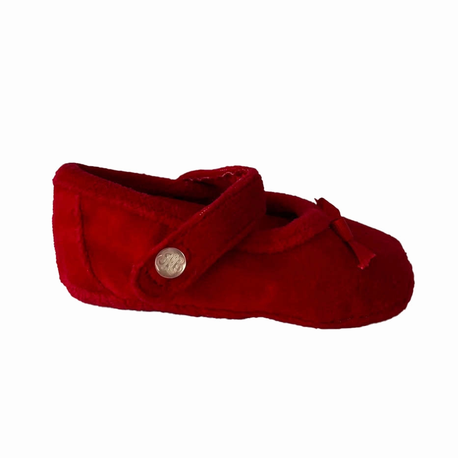 Ralph Lauren Girls Red Shoes Concert Fit Ice Step