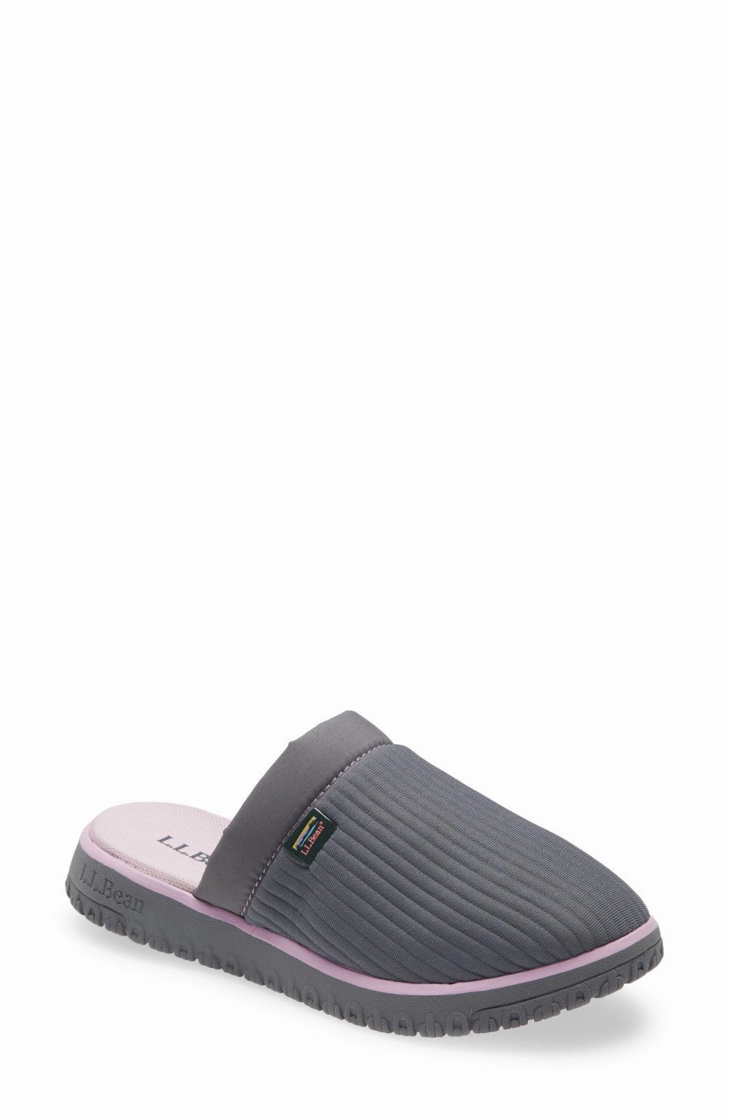 L.L. Bean Airlight 512398 Womens  Mule Gray Scuffs Slip-On Slipper JOBB2029 Simple Relax Sandal