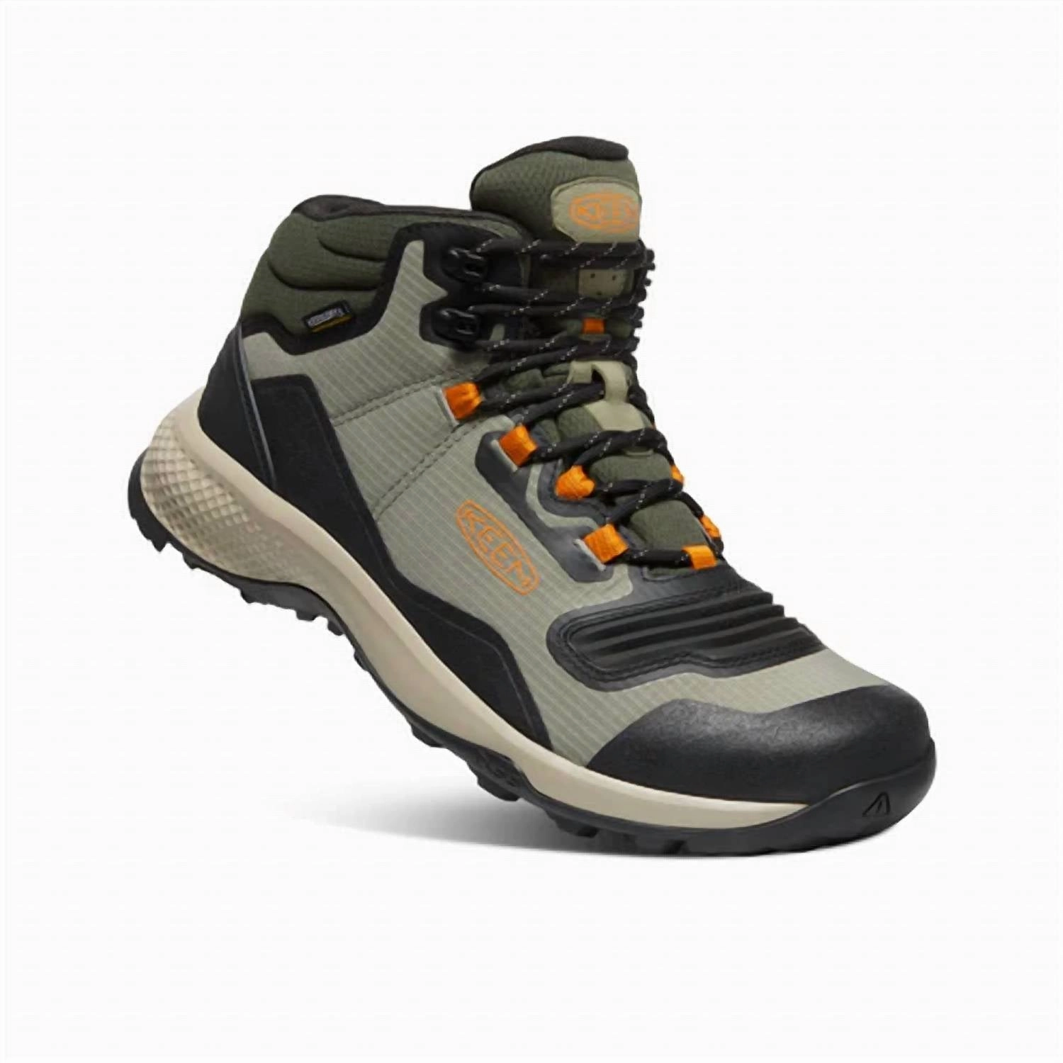 Snow Day Men??S Tempo Flex Mid Hiking Boots In Vetiver/desert Sun
