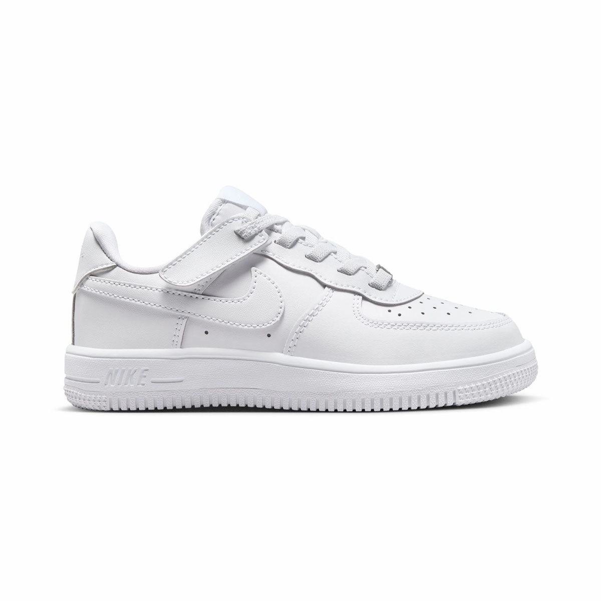 Nike Force 1 Low EasyOn Little Kids' Shoes SyntheticLeather Impact Resistant Toe Cap