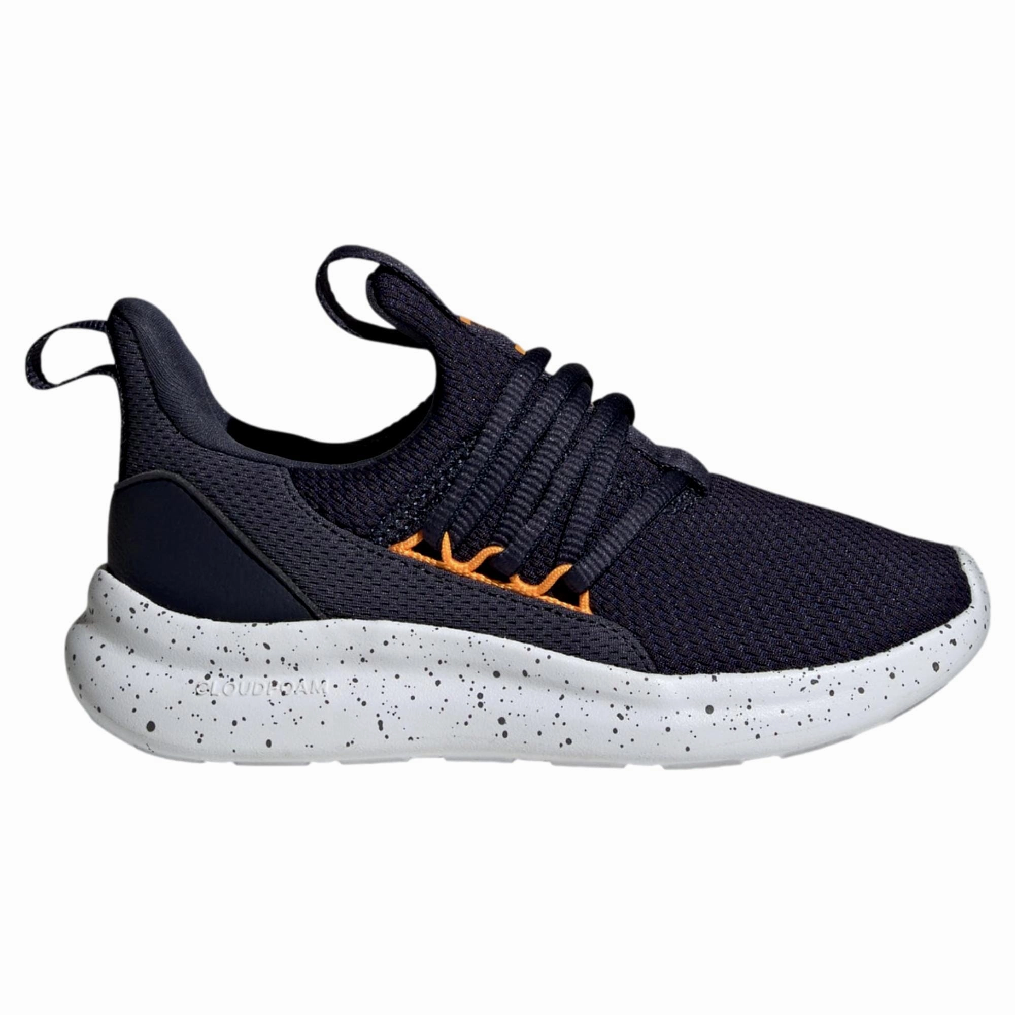 Adidas Lite Racer Adapt 7.0 Legend Ink / Shadow Navy / Crew Orange  IE6386 Grade-School All Day Use Reinforced sidewalls