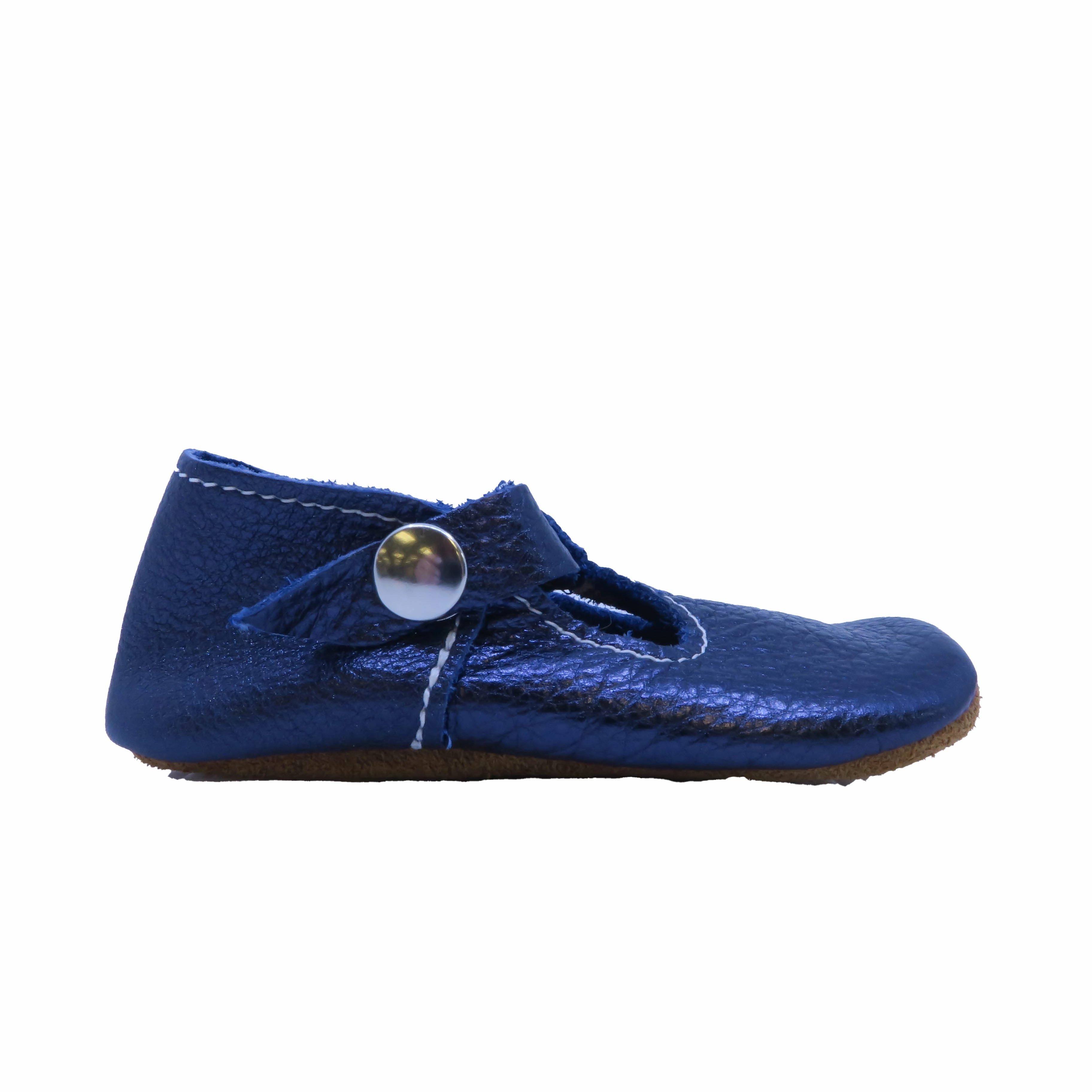 Mon Petit Girls Blue | Sparkly Booties Strong Stride
