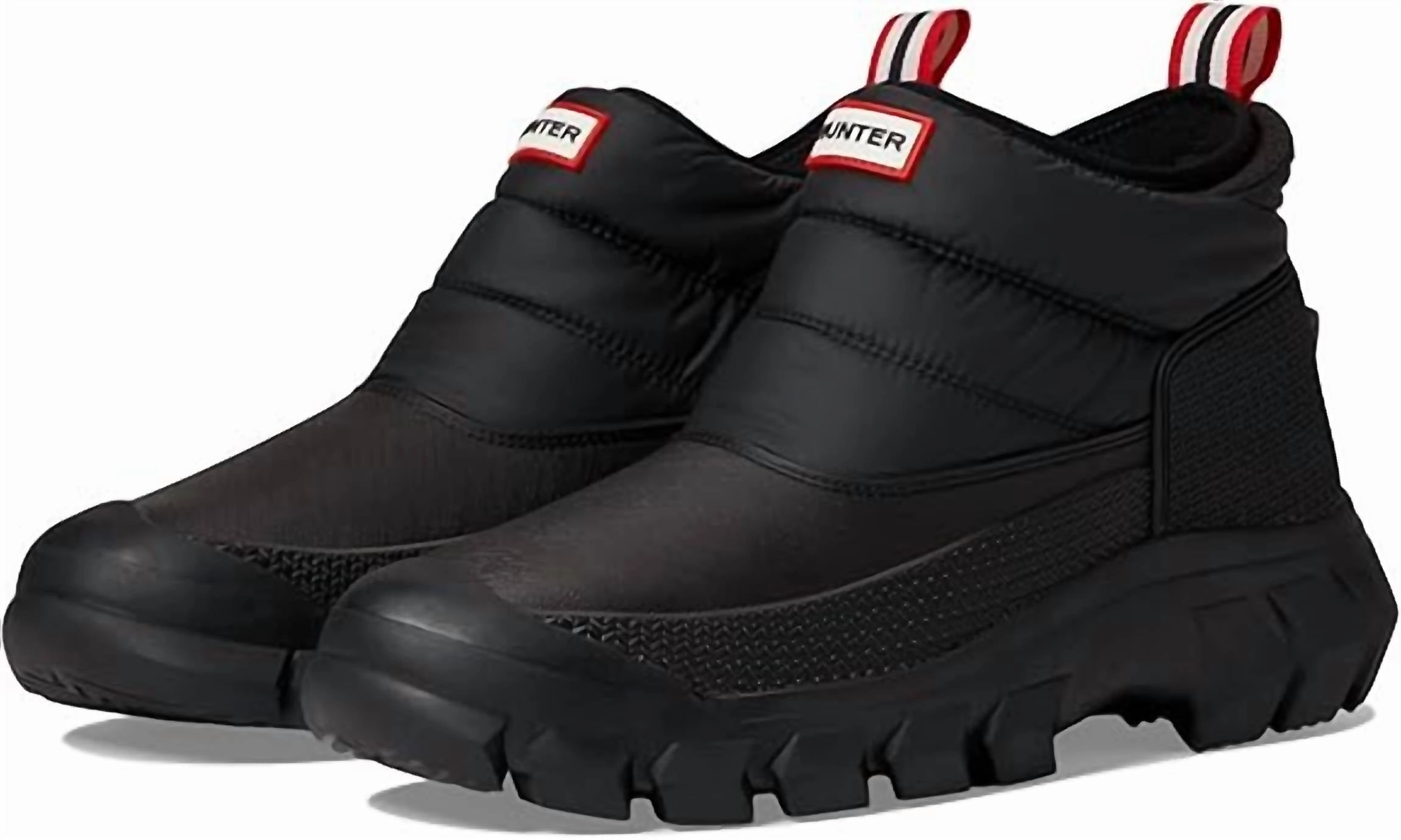 Men's Intrepid Ankle Snow Boot In Black Shock Absorbing Neutral Pair