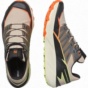 Men's Thundercross Trail Running Shoes In Black/quiet Shade/neon Flame Toe Bumper