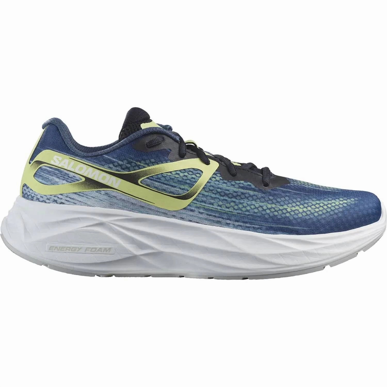 Men's Aero Glide Running Shoes In Blue Ashes/dark Sapphire/sunny Lime anti - microbial - protection shoes foot - friendly shoes
