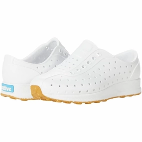 Native Robbie Child Sneaker - Shell White/Mash Speckle Rubber Built Light