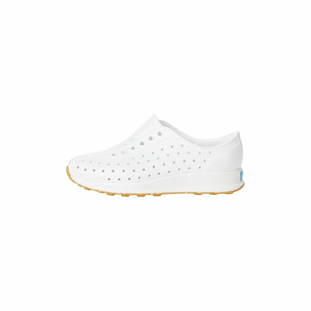 Native Robbie Child Sneaker - Shell White/Shell White/Mash Speckle Rubber espadrilles Long Miles