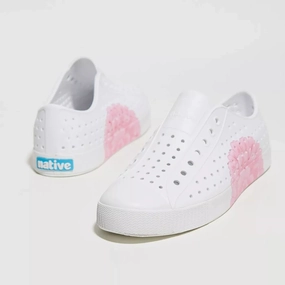 Pastel color Native Shoes Jefferson 11100101-8966 Men's White Floral Casual Shoes JOBB1730