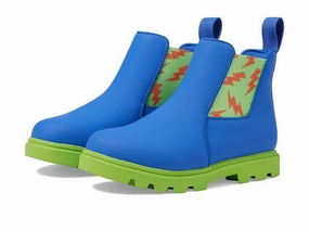 Lace-Up Style Daily Rugged Native Shoes Kensington Treklite Boots Kids Blue Round Toe Chelsea JOBB847