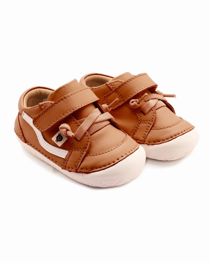 Reinforced toe Old Soles Pave Squiggle Leather Sneaker