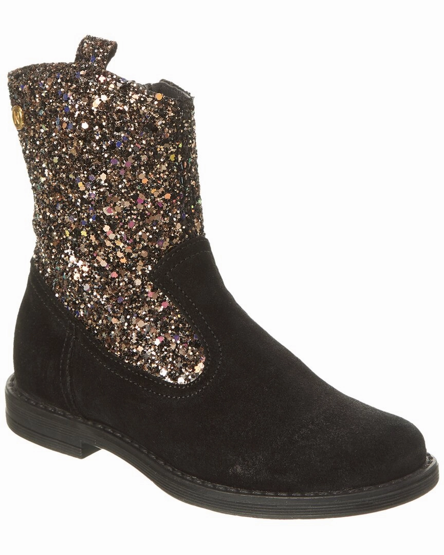 Gym Street Naturino Antipode Suede & Glitter Boot
