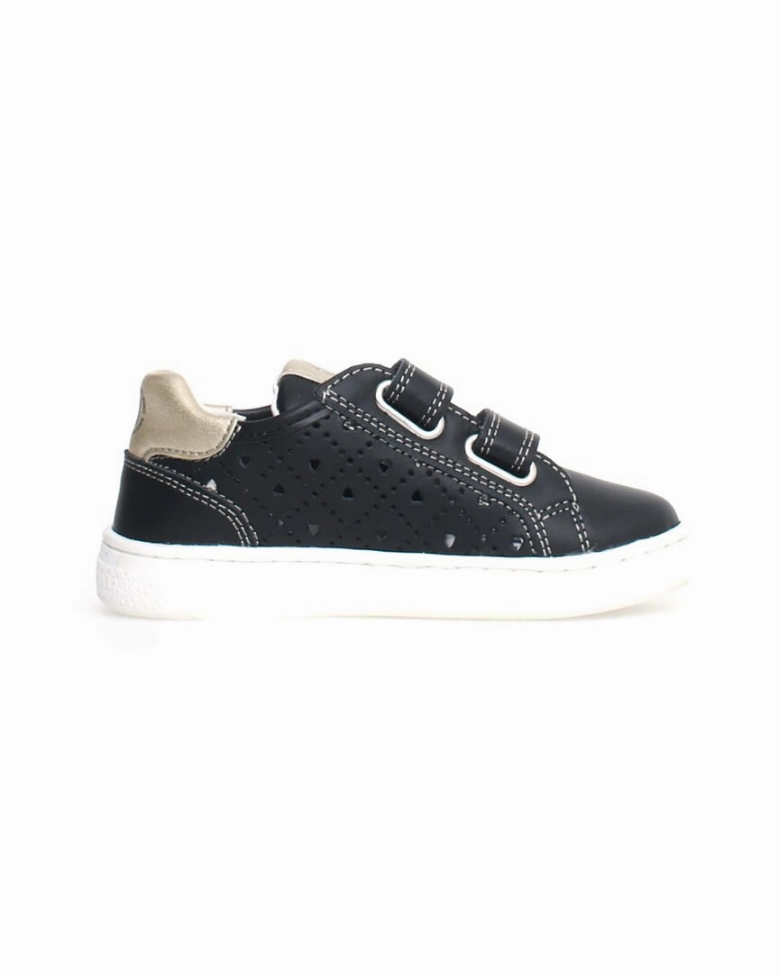 High Flex Mesh Flow Naturino Saevel Hearts Leather Sneaker