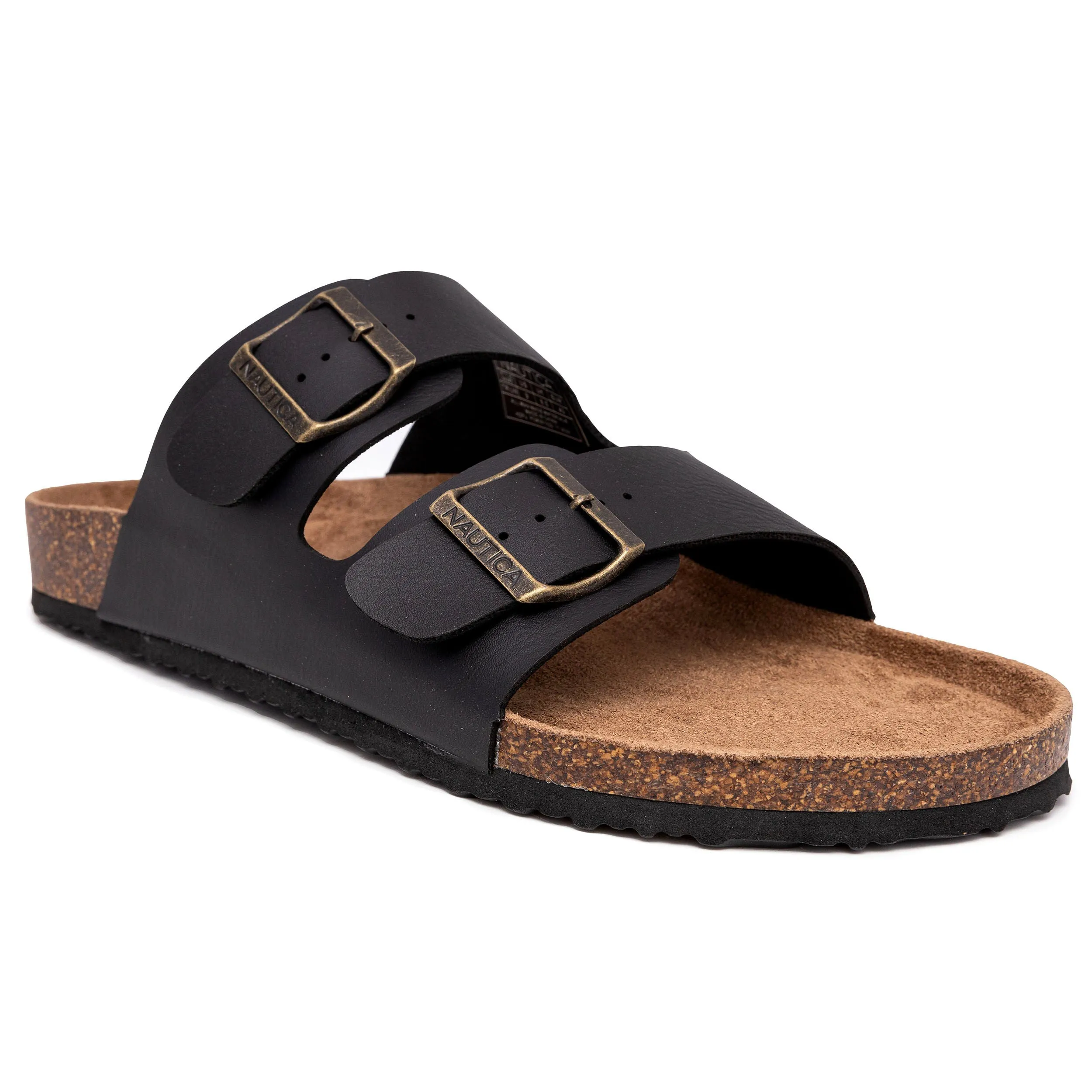 Nautica Mens Double Buckle Sandal All-day Casual Footwear