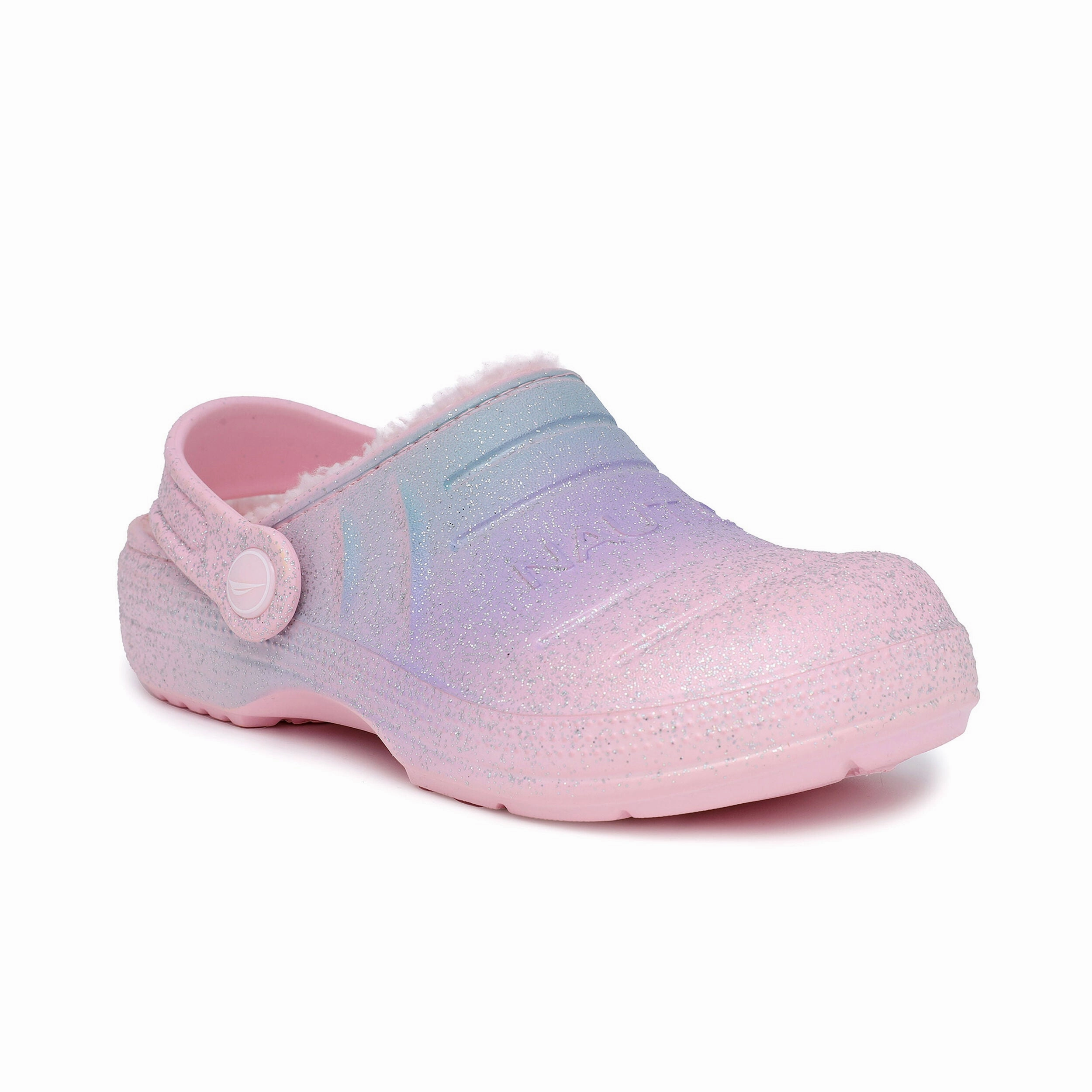 Work Routine Cushion Touch Nautica Girls' Rainbow Glitter Clog
