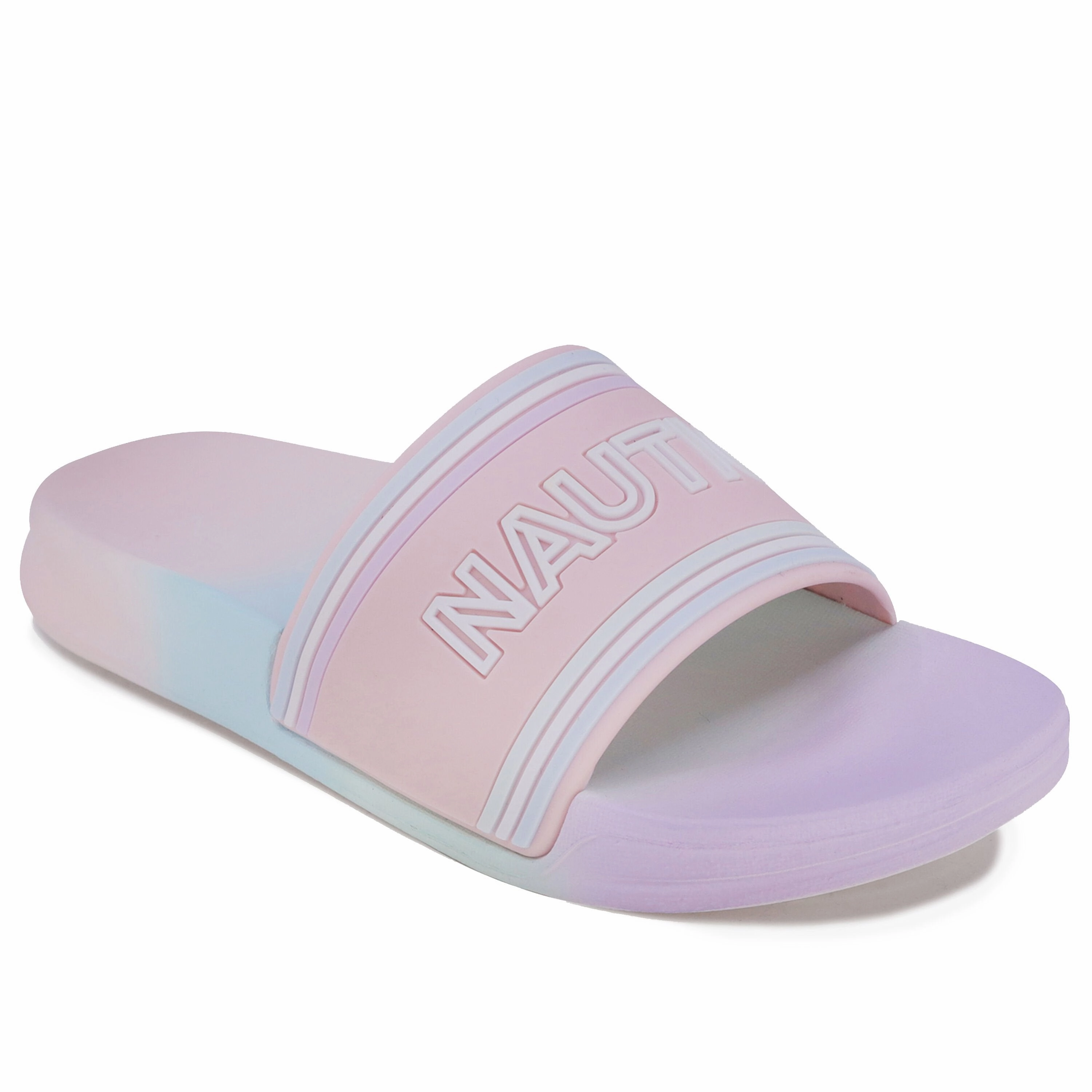 Nautica Girls' Water-Resistant Slip-On Sandal Lateral Support Frame Trekking Fit