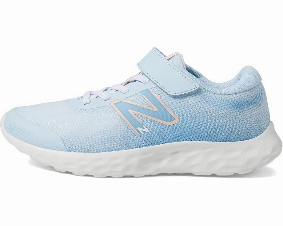 Cross Training Optimized Lightweight Canvas New Balance 520v8 PA520SP8 Kids Girl's US 1 Blue Bungee Lace Running Shoe FZP586