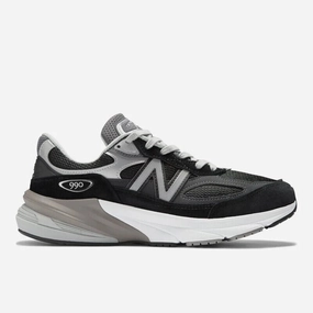 New Balance 990v6 Made in USA M990BK6 Sneakers Men's Black Silver Running Shoes Beach GelCushion