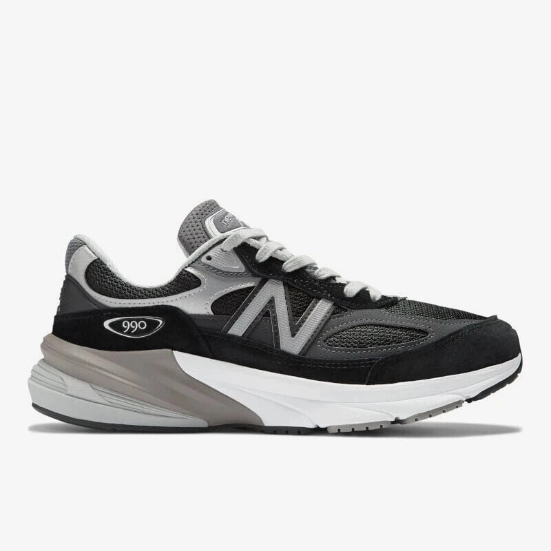 ankle - support New Balance 990v6 Made in USA M990BK6 Sneakers Men's Black Silver Running Shoes