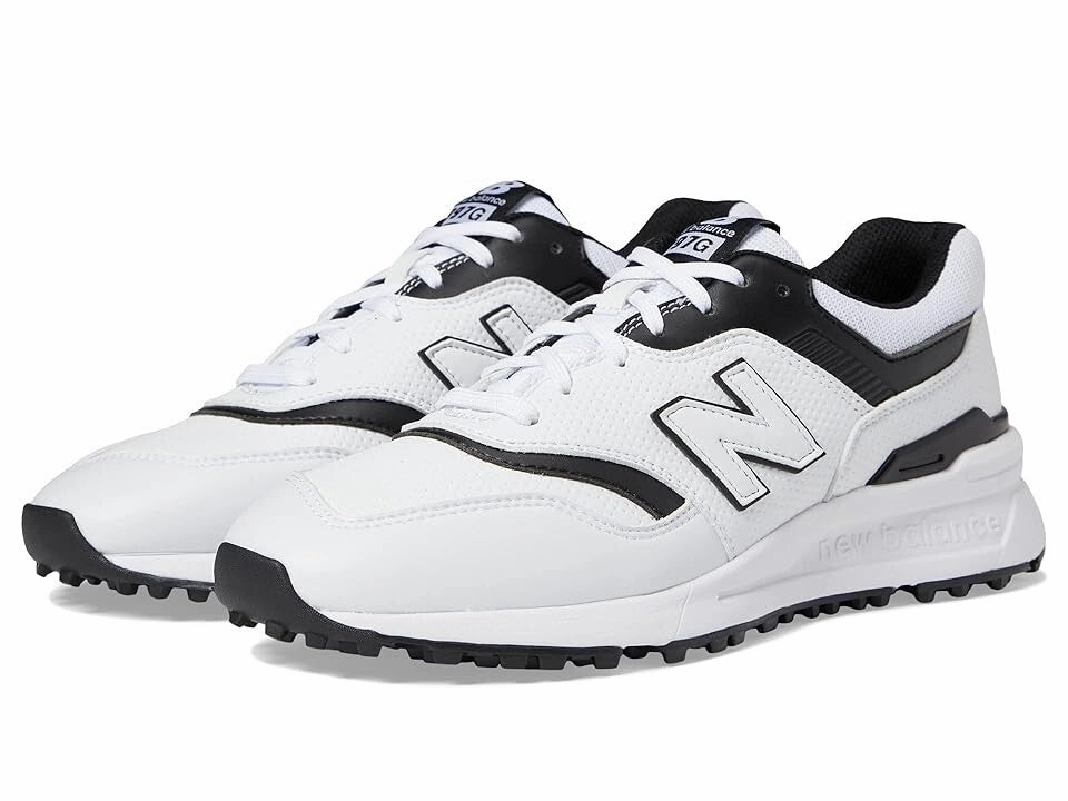 New Balance 997 Sl NBG997SWT Sneaker Men's White Black Lace Up Golf Shoes FD1039 half - size