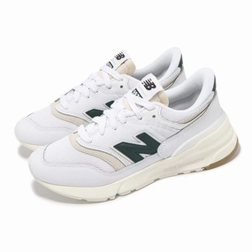 Ankle Support New Balance 997R U997RGA Sneakers Men's White Green Lace Up Running Shoes TF794