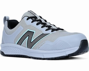 upcycled - material - feature shoes New Balance Evolve WIDEVOLGR Women's US 8.5 Alloy Safety Toe Work Shoes ZPO2623