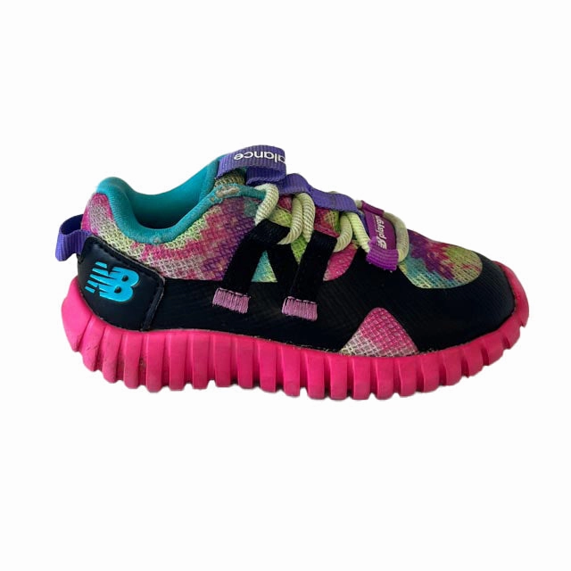 New Balance Girls Black | Pink Sneakers waterproof
