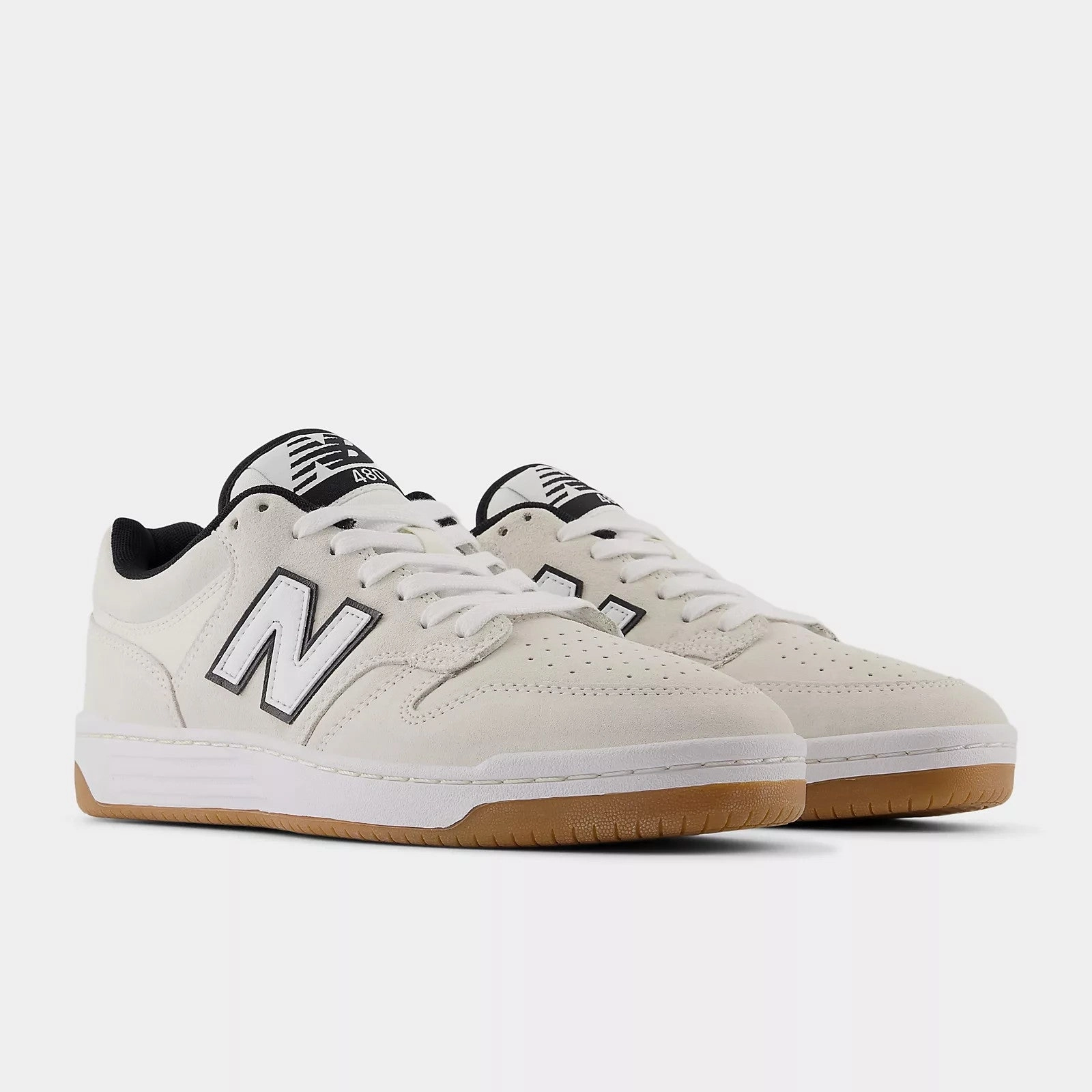 Shock Resistant evening running gear New Balance Numeric 480 NM480SWG Mens  Cream Leather Skateboard Shoes ZOGG932