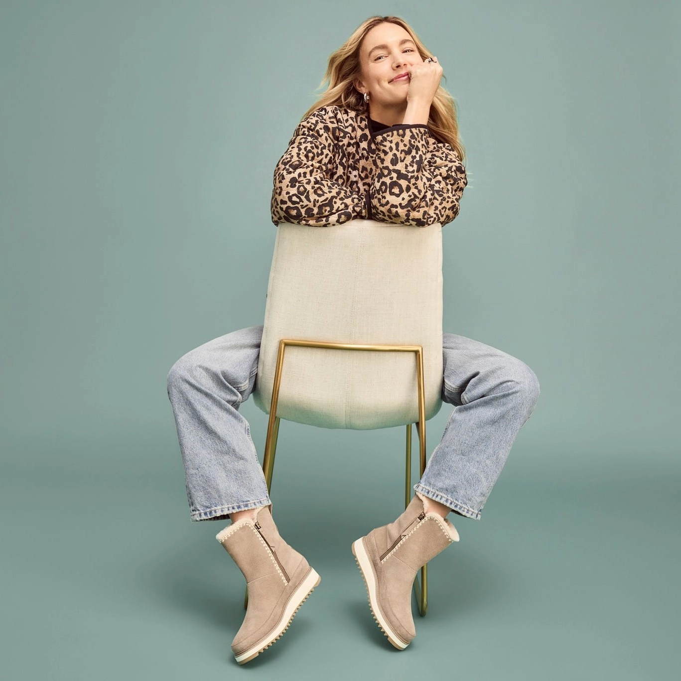 Bergen Natural Water Resistant Suede Boot Scandi Cool