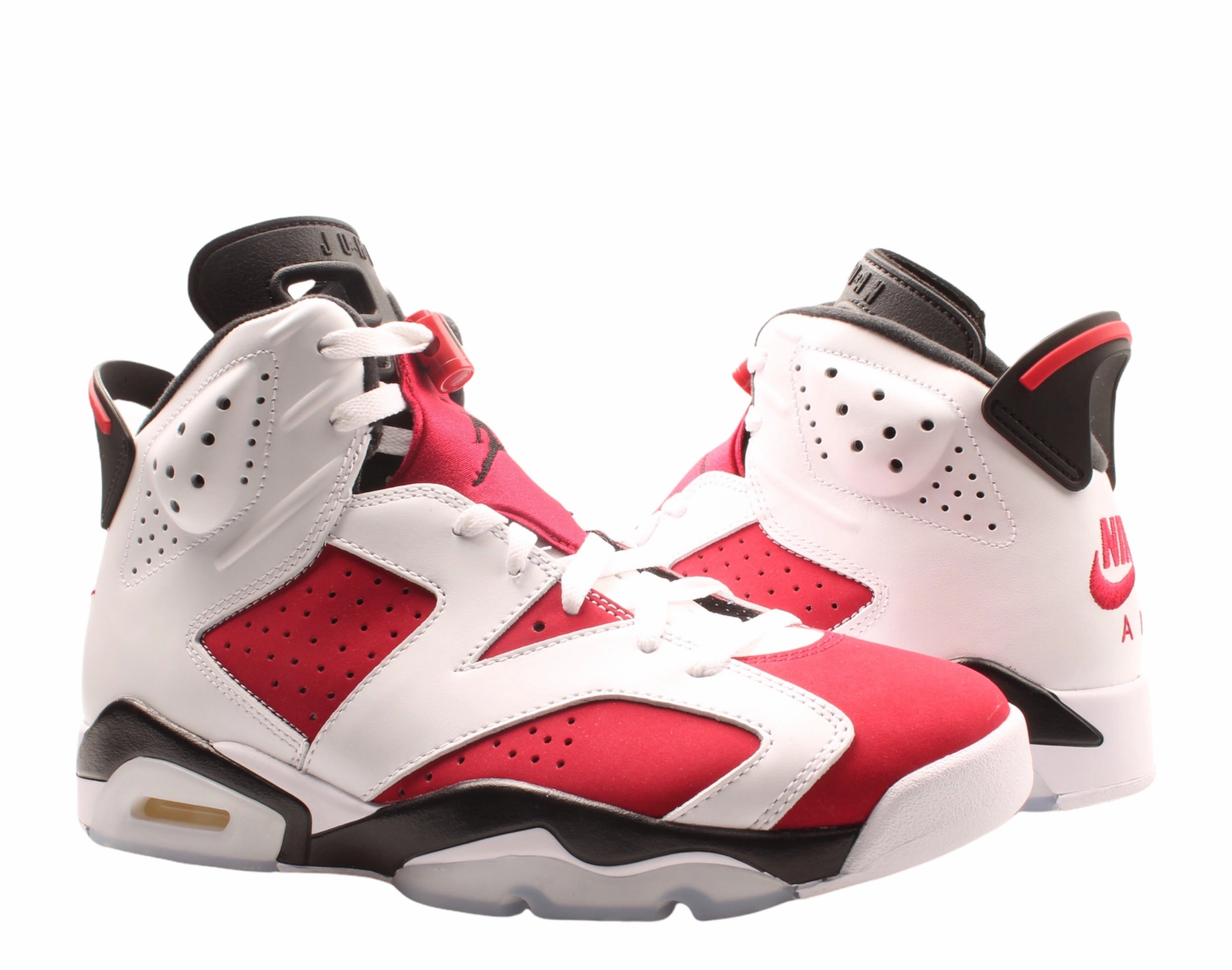 Nike Air Jordan 6 Retro White/Carmine-Black Men's Basketball Shoes CT8529-106 Indoor - exercise