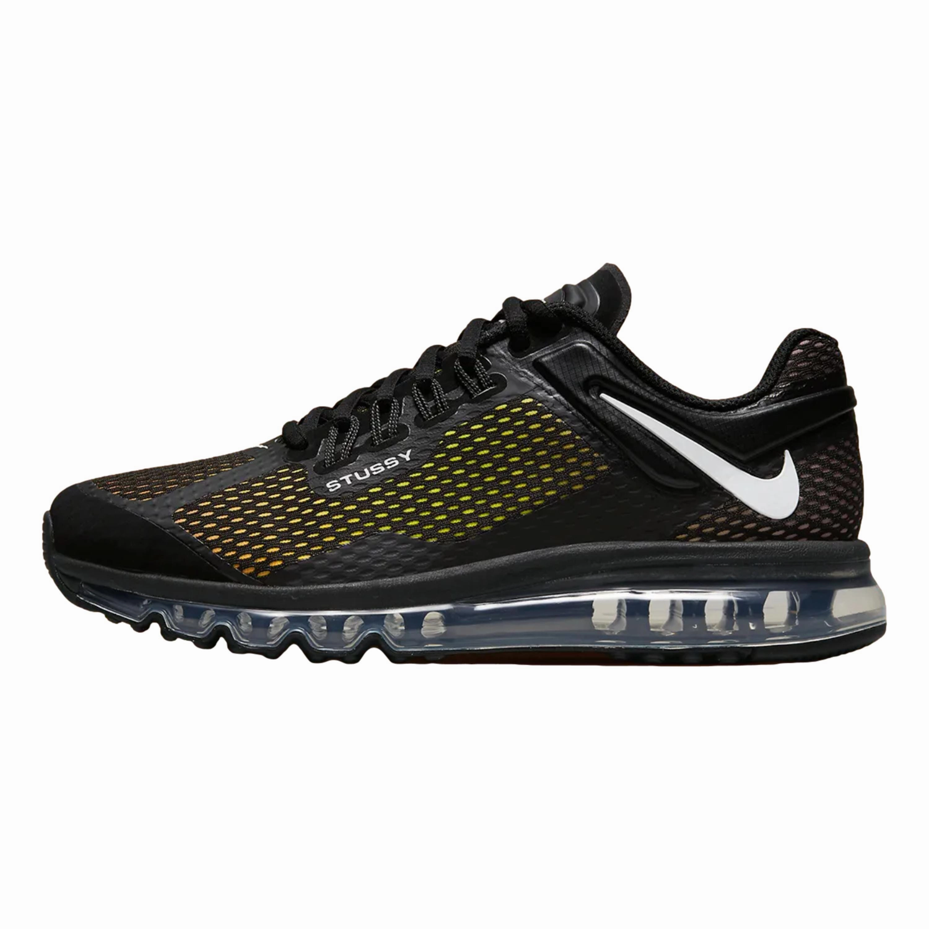 Nike Air Max 2013 / Stussy Black/White-Black  DO2461-001 Men's lace - up running option