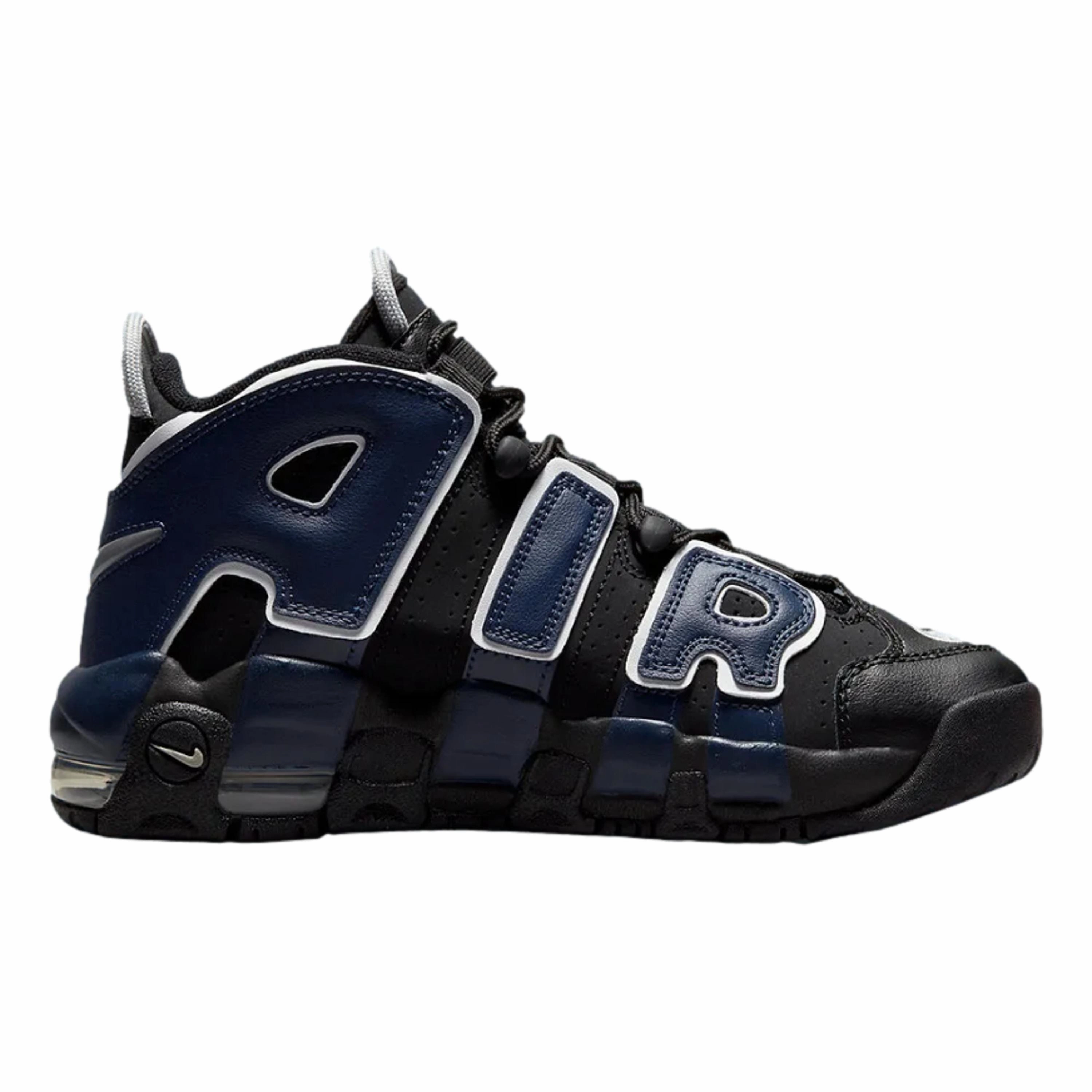 Nike Air More Uptempo Black/University Red  DM0017-001 Grade-School Weatherproof Design Casual Outfit